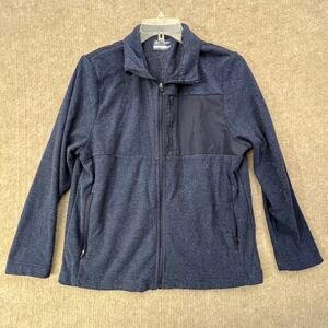 Ben Hogan‎ Performance Mens Medium Full Zip Jacket Blue Fleece